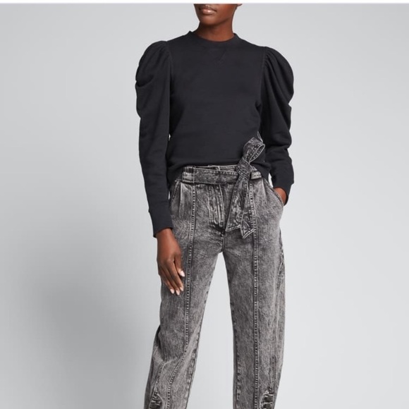 Ulla Johnson Alair Pullover Black Puff 